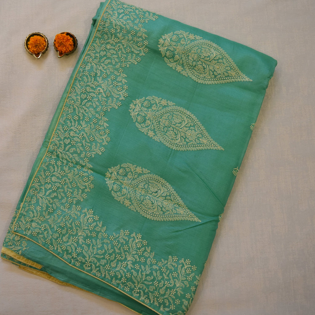 Kosa Zakat work saree