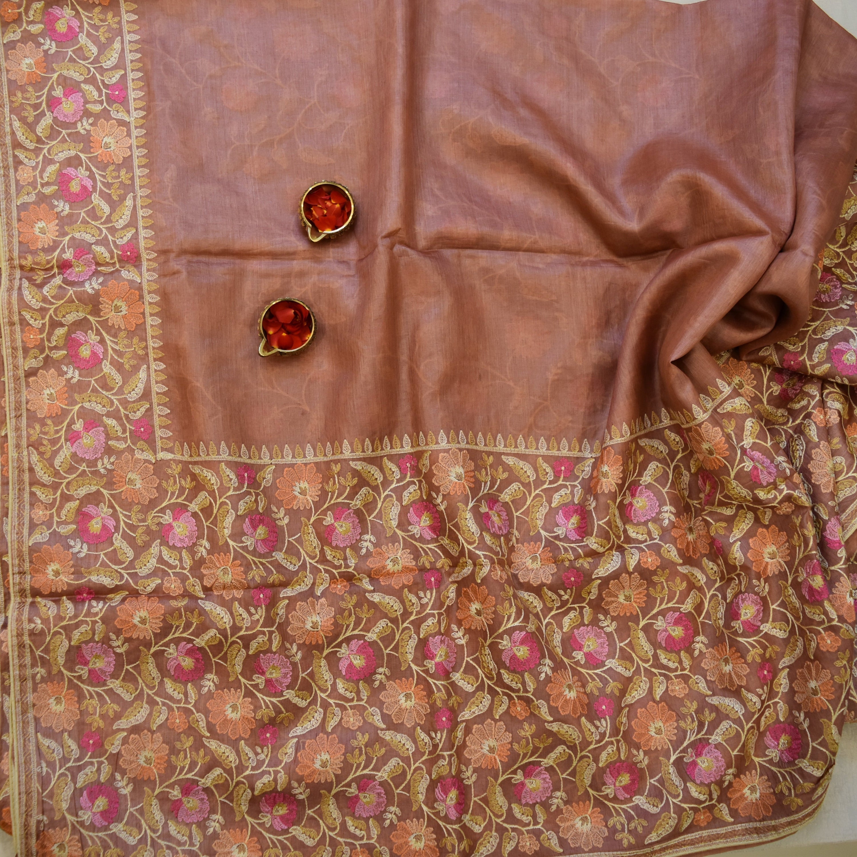 Katha Pitai work Saree