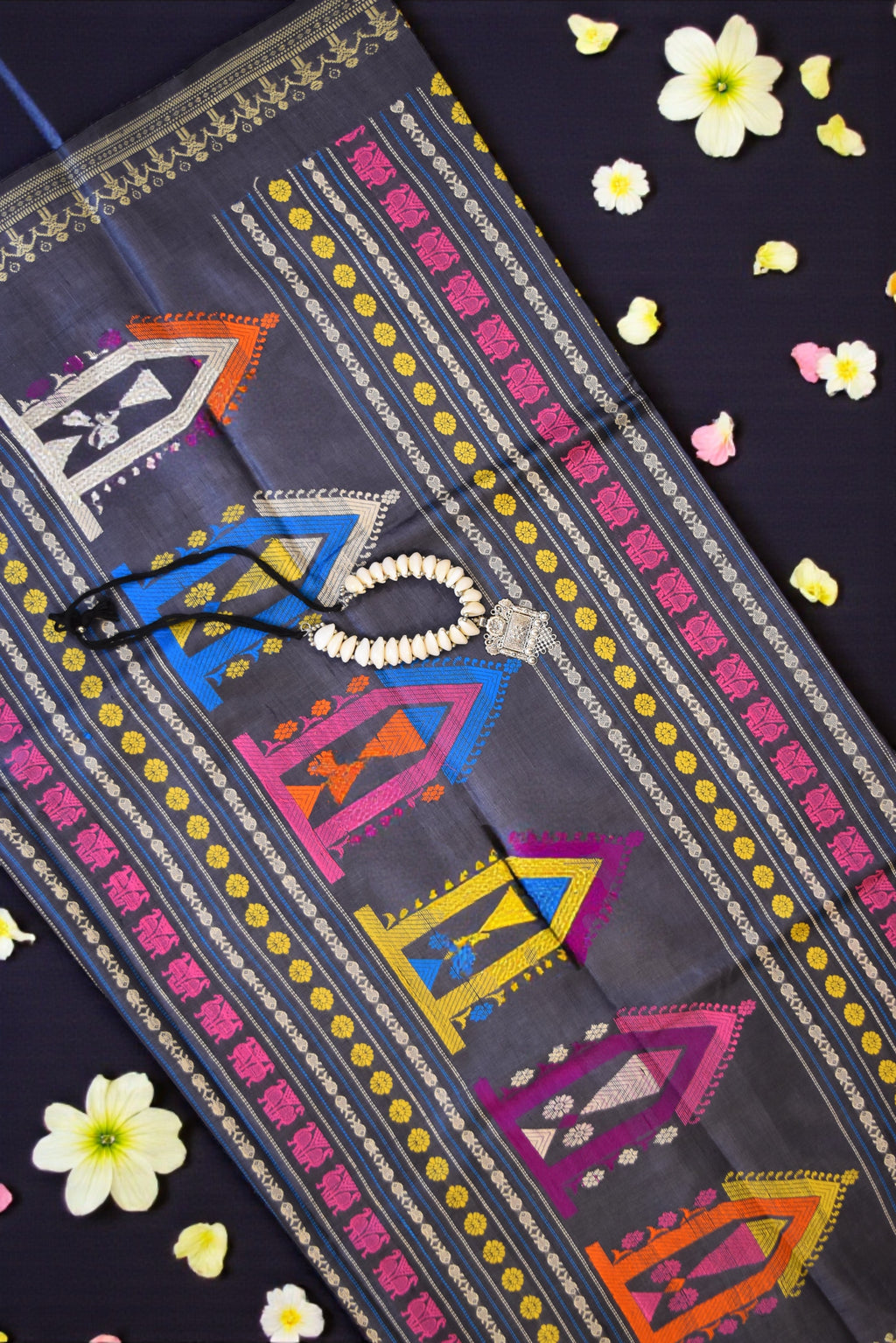 Black kosa dola bedi saree