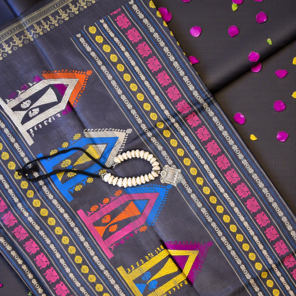 Black kosa dola bedi saree