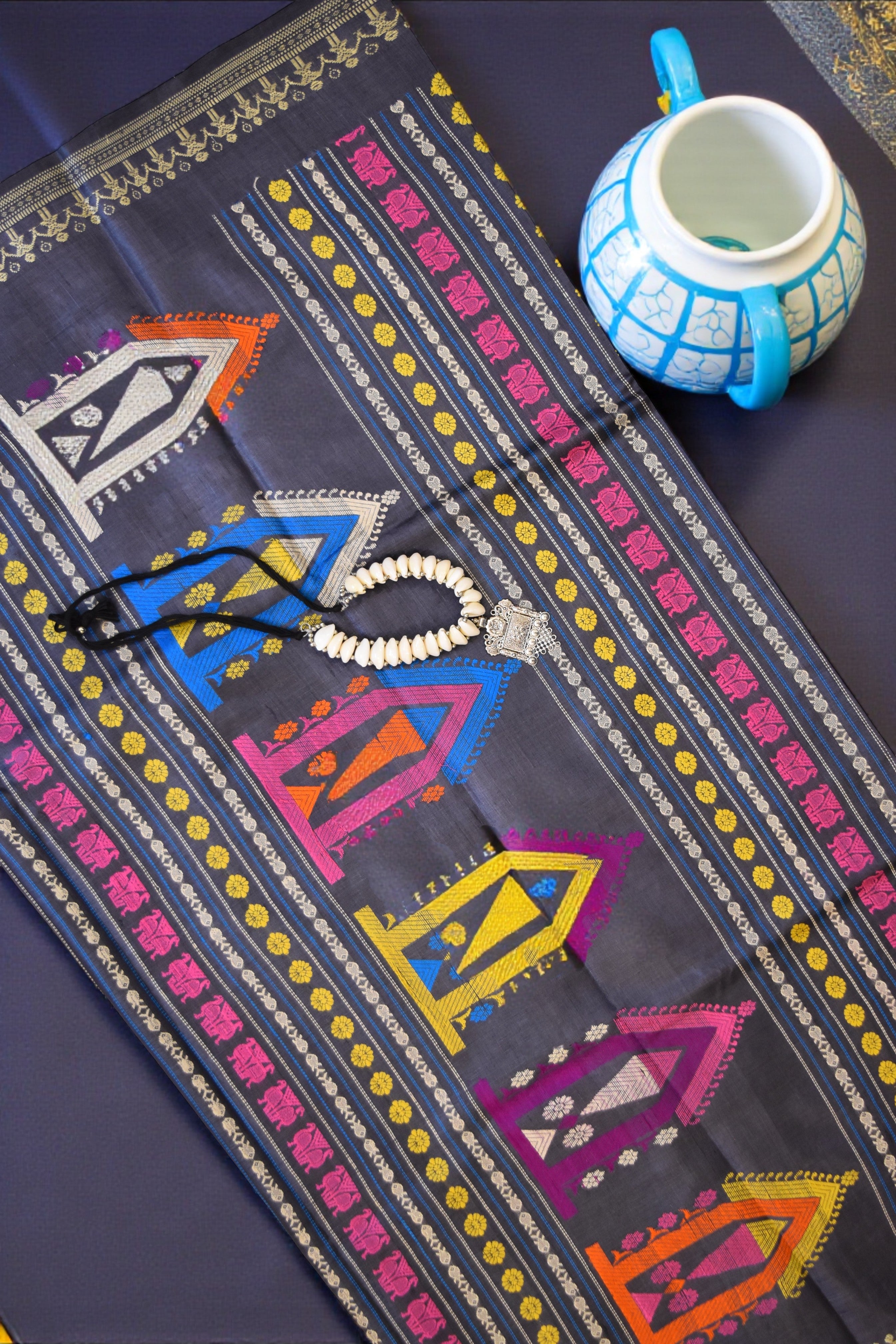 Black kosa dola bedi saree