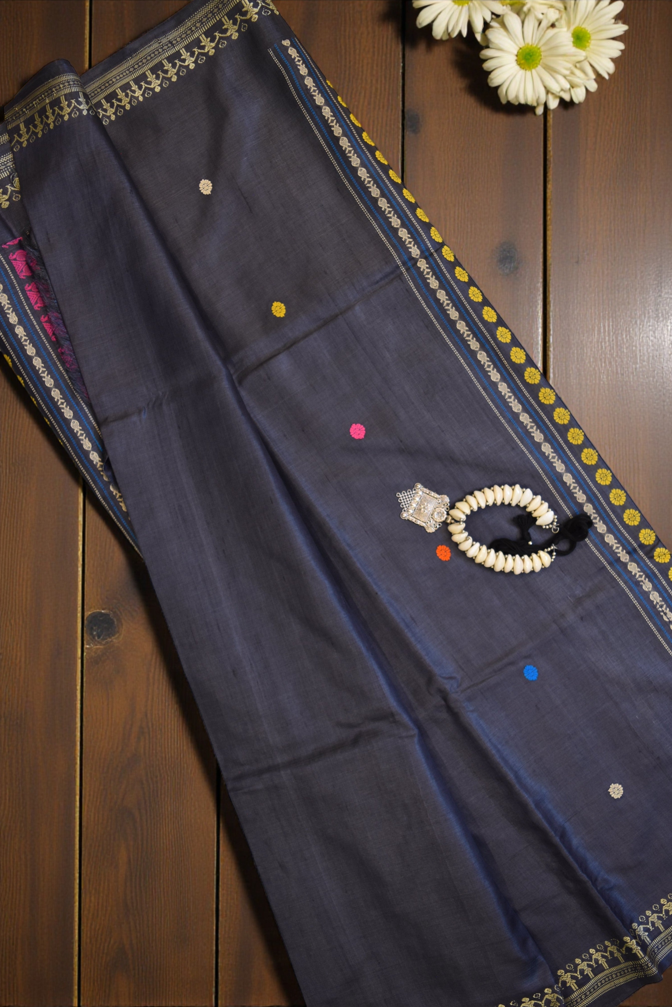 Black kosa dola bedi saree